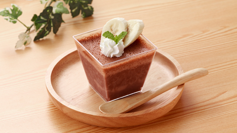 ミルクたっぷりなめらかチョコババロアの写真