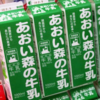 青い森の牛乳